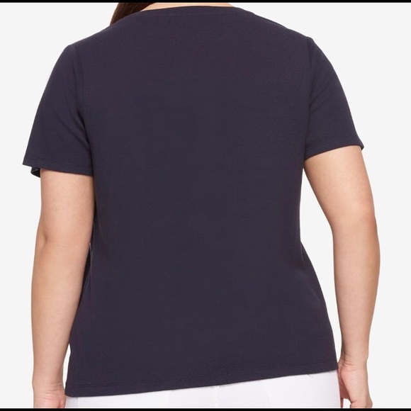 Tommy Hilfiger Heritage Navy Blue T-Shirt NWT - Picture 2 of 5